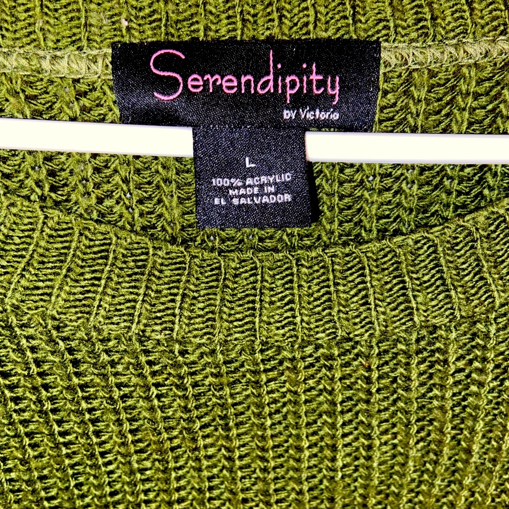 Green Knitted Top - Picture 3 of 4